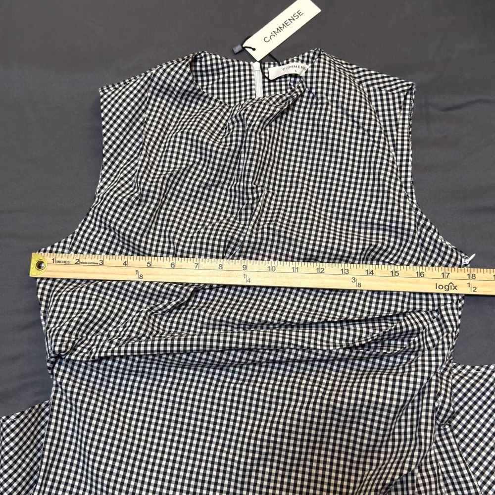 Commense Gingham Midi Dress - Picture 4 of 7